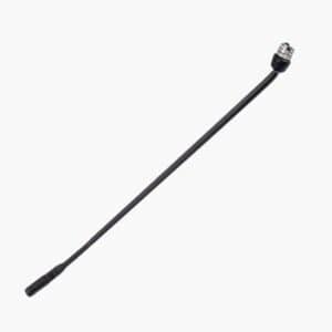 Shure MX410 10" Gooseneck Mic with Cardioid Capsule, No Preamp, and 2-Color LED Ring on Bottom