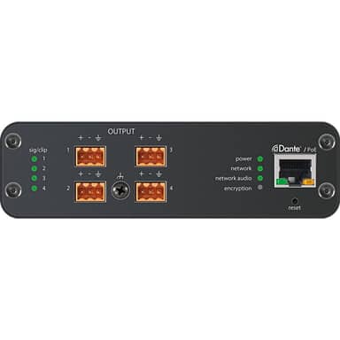 Shure ANI4OUT-BLOCK 4-Channel Dante Mic/Line Audio Network