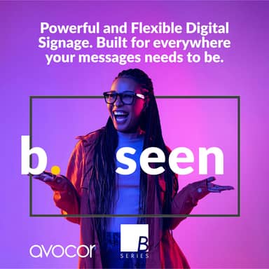 Avocor B-10 Series 65" 700nit Signage Display