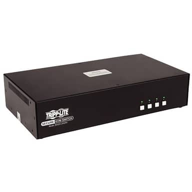 4-Port Dual-Monitor Secure KVM Switch, HDMI, 4K, NIAP PP3.0, Audio, TAA