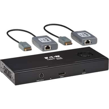 DisplayPort to DisplayPort Splitter/Extender Kit over Cat6, 2-Port MST