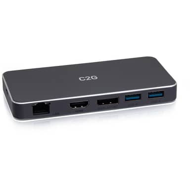 C2G Dual Display MST Docking Station - Power Delivery up to 100W - 4K 60Hz