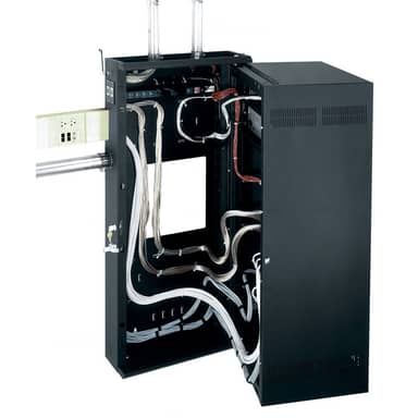 24SP/32D WALL RACK,BLACK