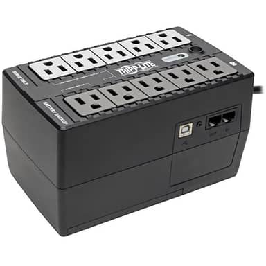 550VA 300W Standby UPS - 10 NEMA 5-15R Outlets, 120V, 50/60 Hz, 5-15P Pl