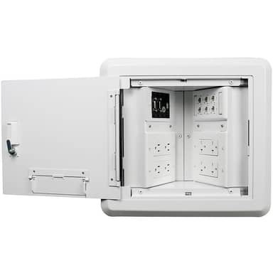 8-GANG RECESSED HINGED WALL BOX