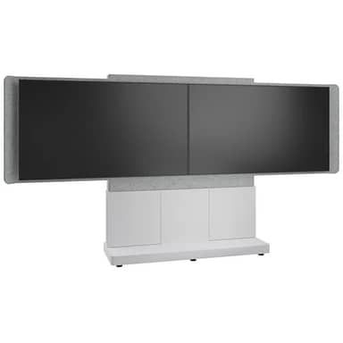 Forum Free-Standing 66" Dual Display Stand 50-55" Displays