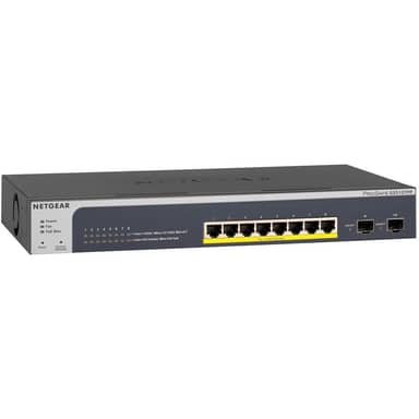 ProSAFE 8-Port PoE+ Gigabit Smart Managed Switch with 2 SFP Ports