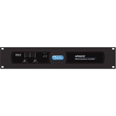 High Power Amplifier HPA Series: Dual Channe, 600 Watt Commerical AMP