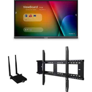 55" ViewBoard IFP5550-E1 Bundle: IFP5550, LB-WIFI-001, WMK-047-2