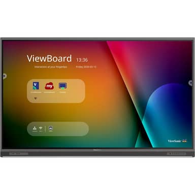 86" 3840x2160 ViewBoard IFP6552 4K IFP w integrated microphone and USB-C