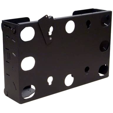 Flat Panel Tilt Wall Mount w/non-lockable CPU Storage 26-55" display