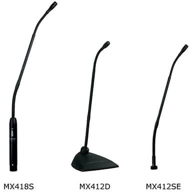 12inch Gooseneck Condenser Microphone;Attached Preamp w/XLR;Shock Mount
