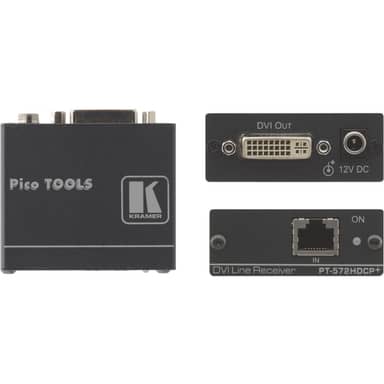 DVI over Twisted Pair Receiver Over 1 STP Cable