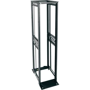 51SP 4-POST FRAME RACK,12/24,BLK