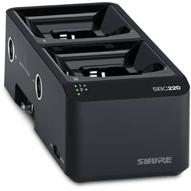 Shure SBC220 2-Bay Networked Docking Station