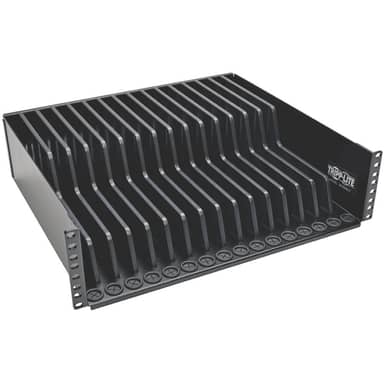 Rack Mount Tablet iPad Laptop Chromebook Storage Shelf for Racks