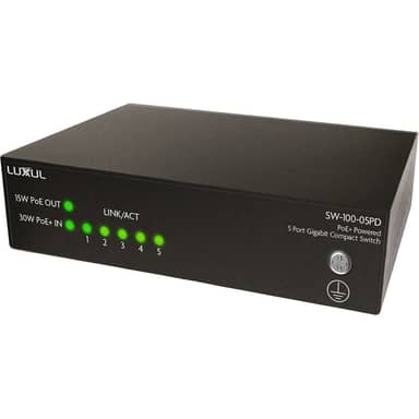 5 Port GB Desktop Switch w/PD Power