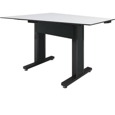Forum 3 Person Angle Table, 38" Counter Height, Dark Finish