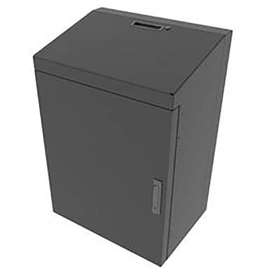 Middle Atlantic VWM-SD-8-36K-BW Low Profile Wall Rack, Black