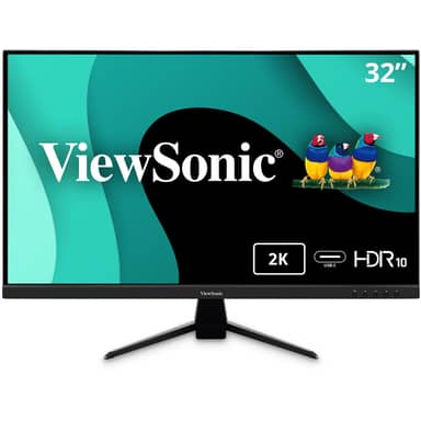 ViewSonic 31.5" LCD Monitor, 2560x1440, HDMI*1,DisplayPort