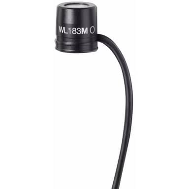 WL183MB/O-LM3 Condenser Lavalier Microphone, Black, Lemo