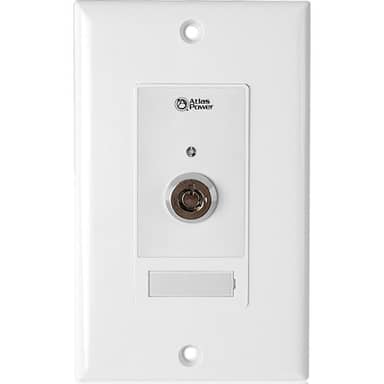 Wall Plate Key Switch, Momentary Contact Closure