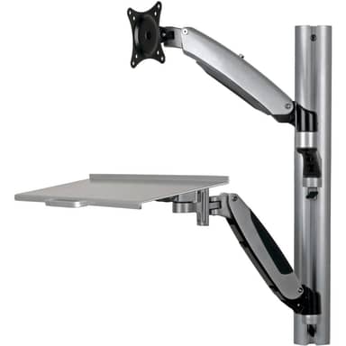 WWSS1327RWTC Adjustable-Height Wall-Mount Sit-Stand Workstation
